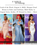 Meagan Good Beams in Dolce and Gabbana, Halle Bailey in augustus Getty Atelier, JT Dressed in Alaïa + More