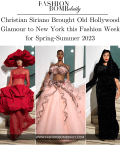 Christian Siriano bracht deze modeweek oude Hollywood-glamour naar New York voor lente-zomer 2023