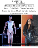 Bella Hadid sluit Coperni in spray-on jurk, Cher’s Surprise Balmain-uiterlijk en meer