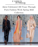 Akris viert 100 jaar door Paris Fashion Week Spring 2023 Collection
