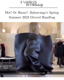 Balenciaga’s lente zomer 2023 gehandschoende handtas