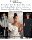Top looks van de maand, van Meghan Markle in Stella McCartney tot Rihanna in Dion Lee, Kerry Washington in Elie Saab en meer
